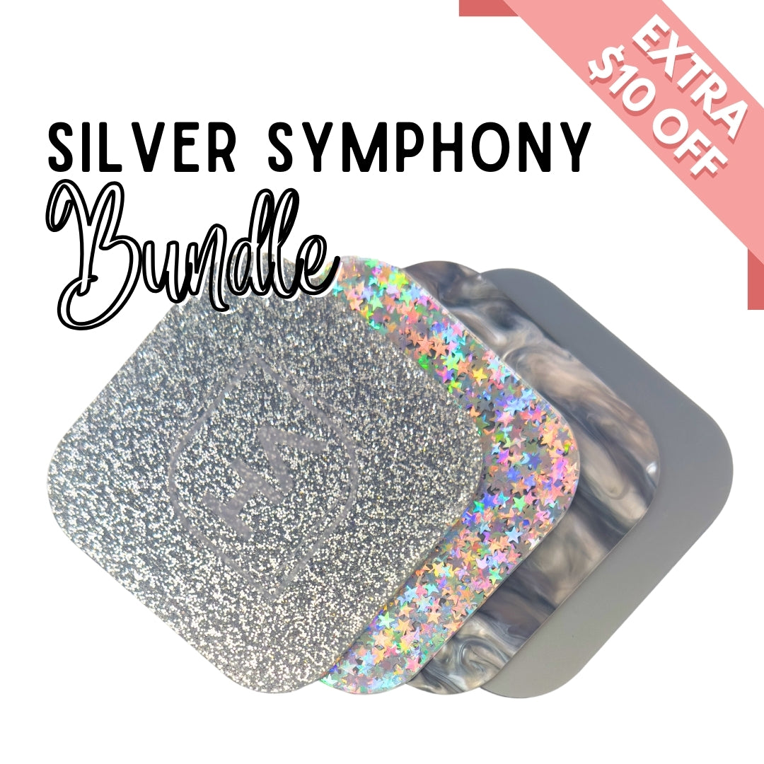 1/8” Silver Symphony Cast Acrylic Sheet Bundle