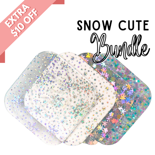 Extra $10 off Snow Cute Acrylic Sheet Bundle