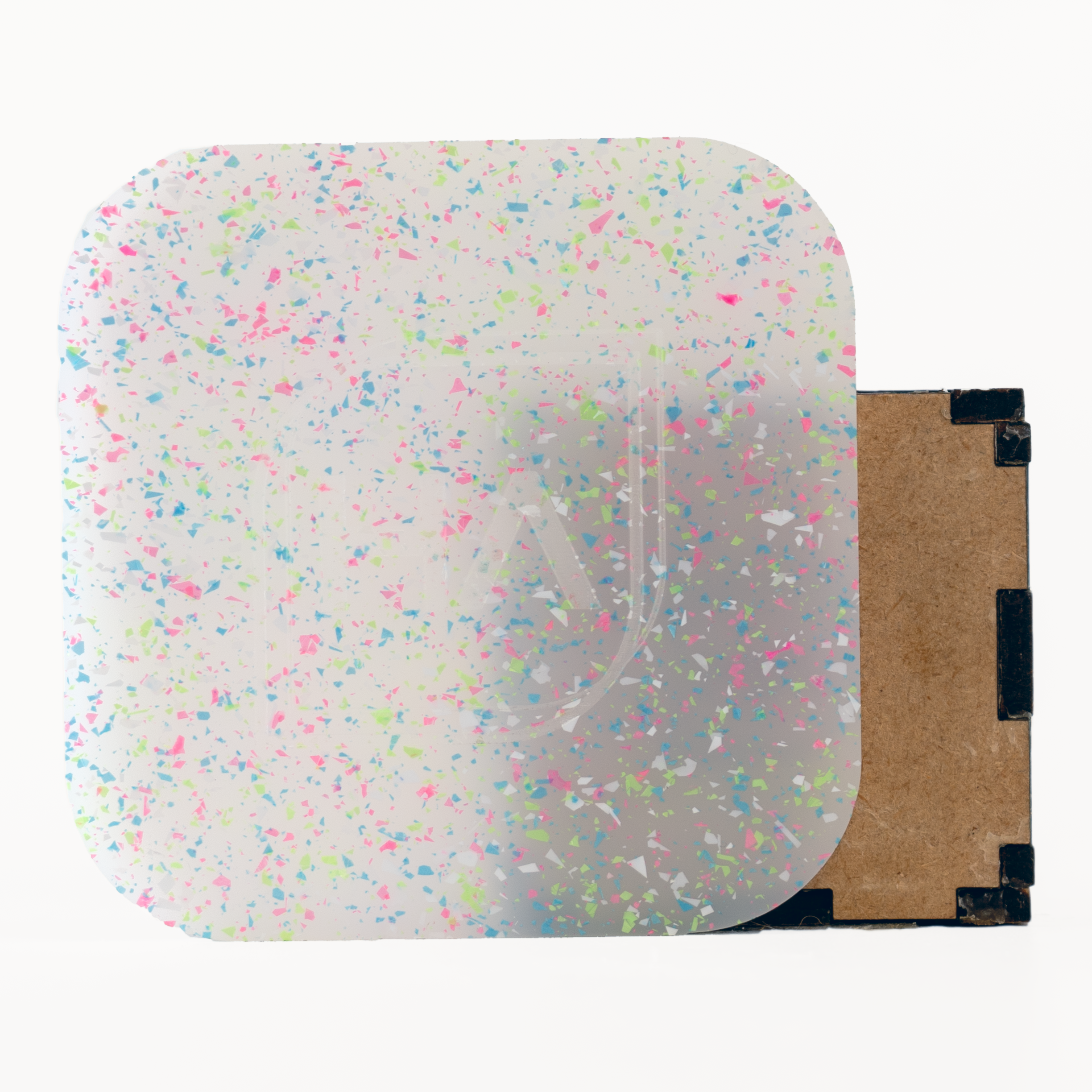 1/8" Spring Breeze Flakefetti Cast Acrylic Sheet