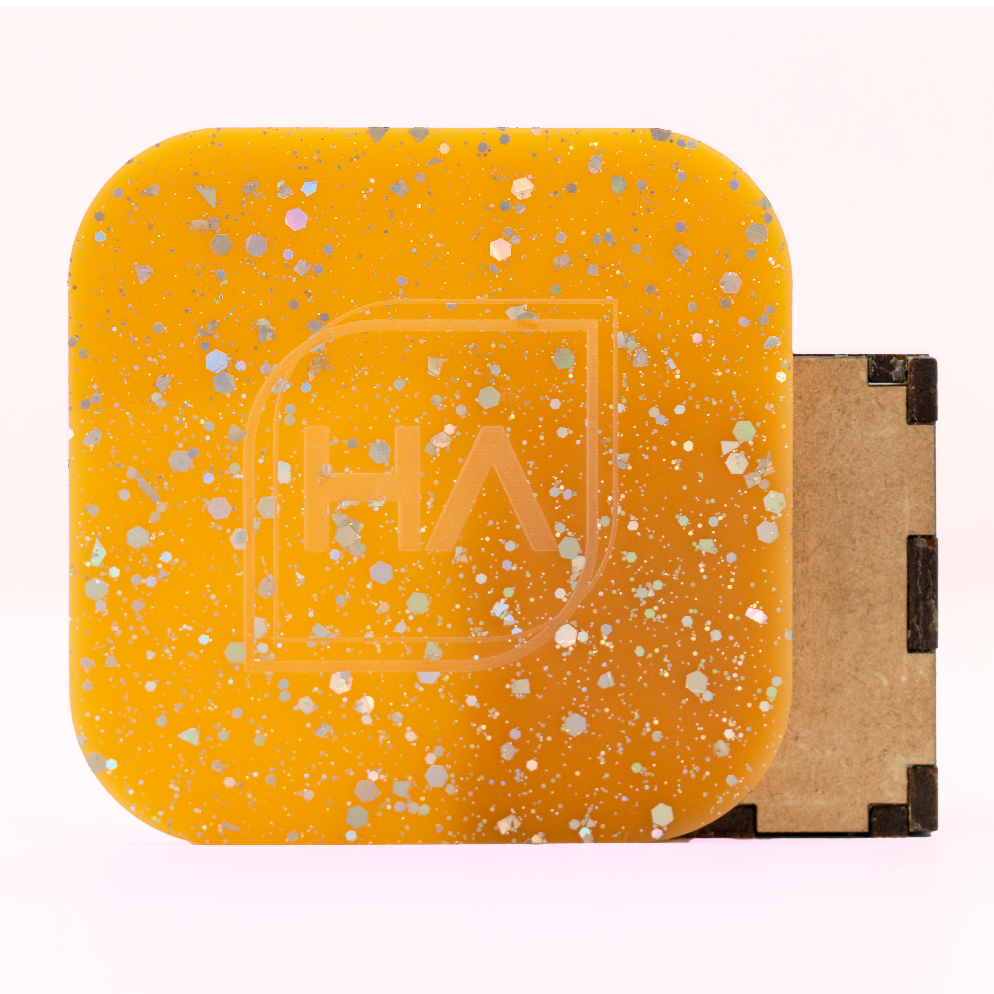 1/8" Sugared Orange Cast Acrylic Sheet