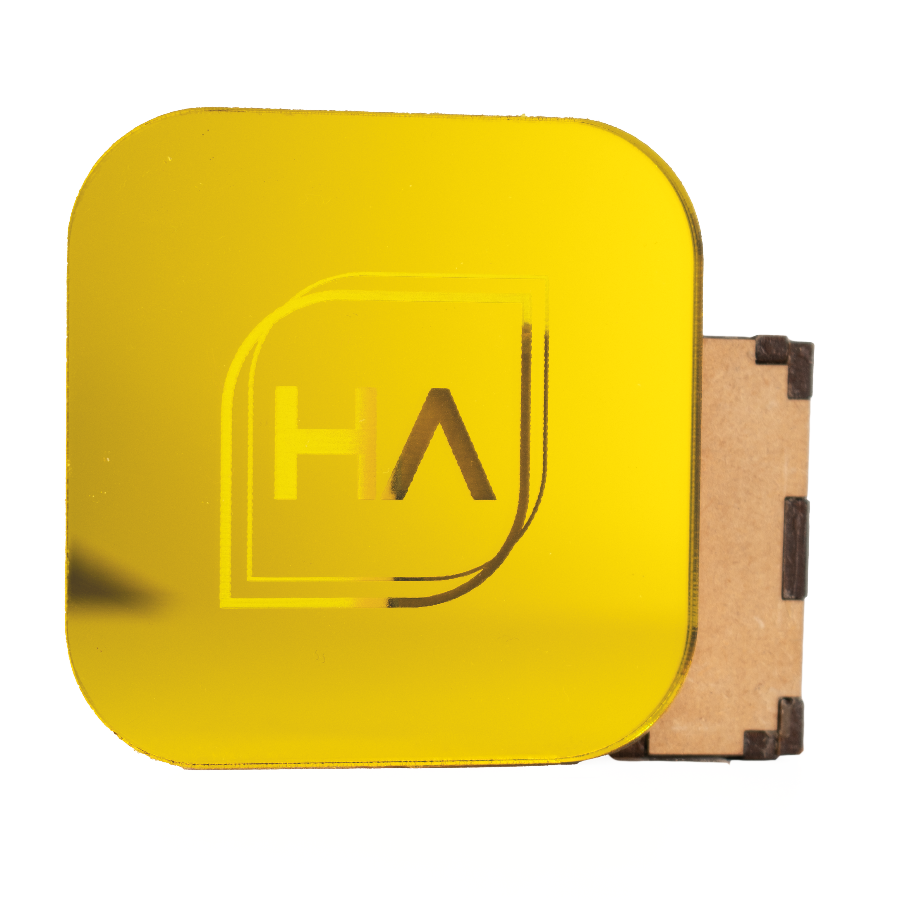 1/8" Sunshine Yellow Mirror Acrylic Sheet