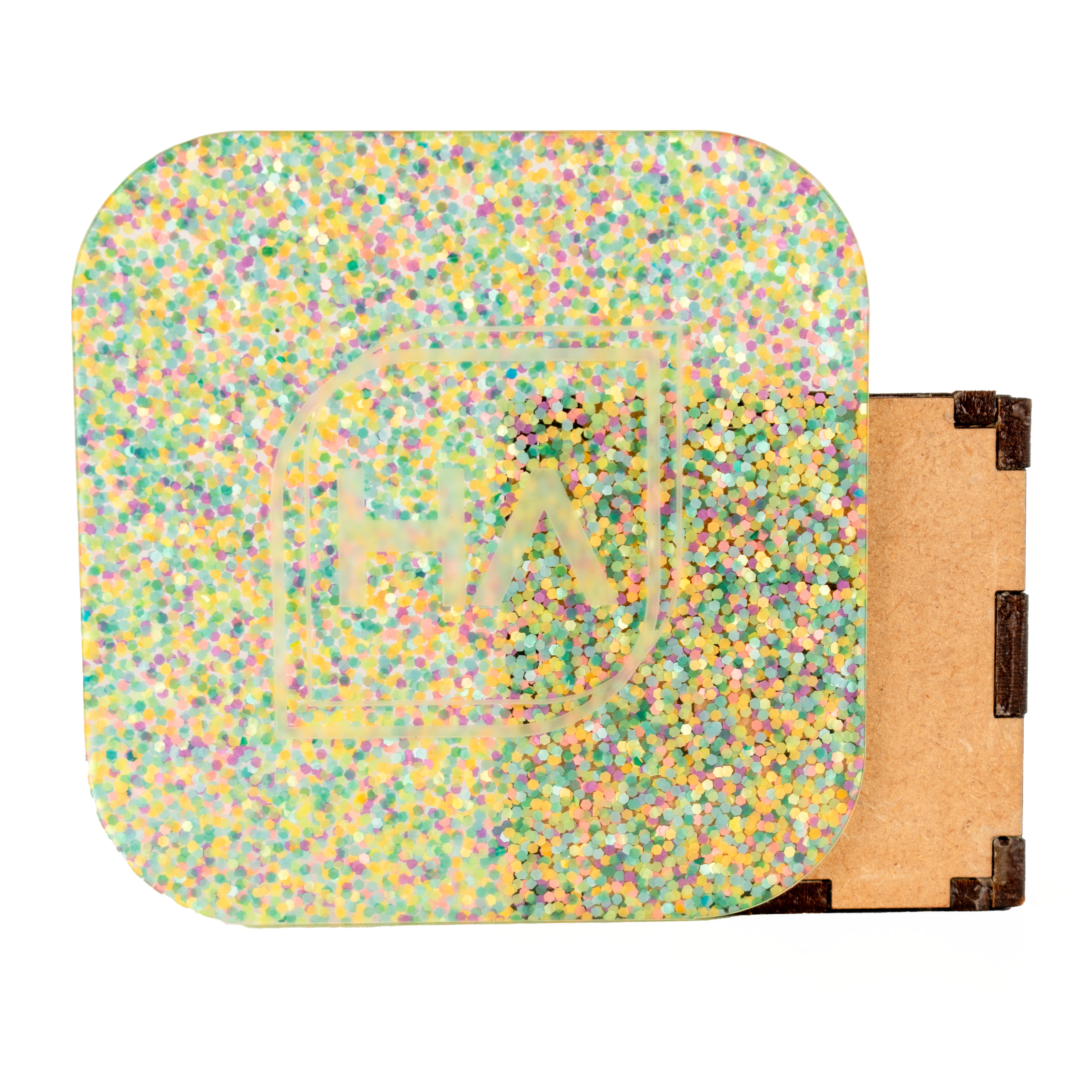 1/8" Taffy Daisy Confetti Cast Acrylic Sheet