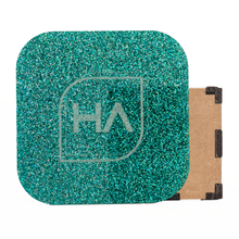 Load image into Gallery viewer, 1/8&quot; Teal Glitter Cast Acrylic Sheet
