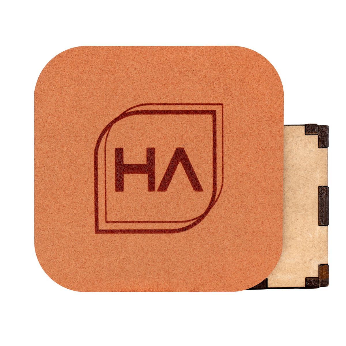 Terra Cotta MakerSuede laserable microfiber faux suede sheet for laser cutting and laser engraving