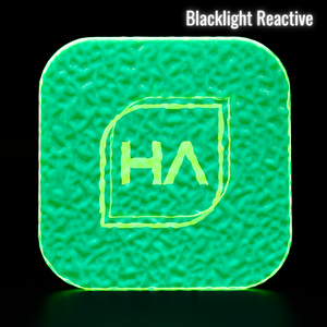 Blacklight reactive 1/8" Textured Fluorescent Green Cast Acrylic Sheet
