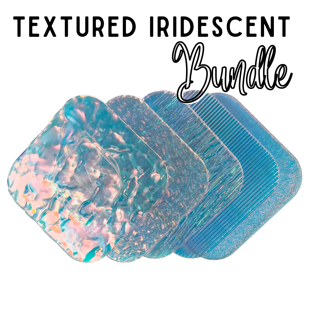 Textured Iridescent Acrylic Bundle – Houston Acrylic