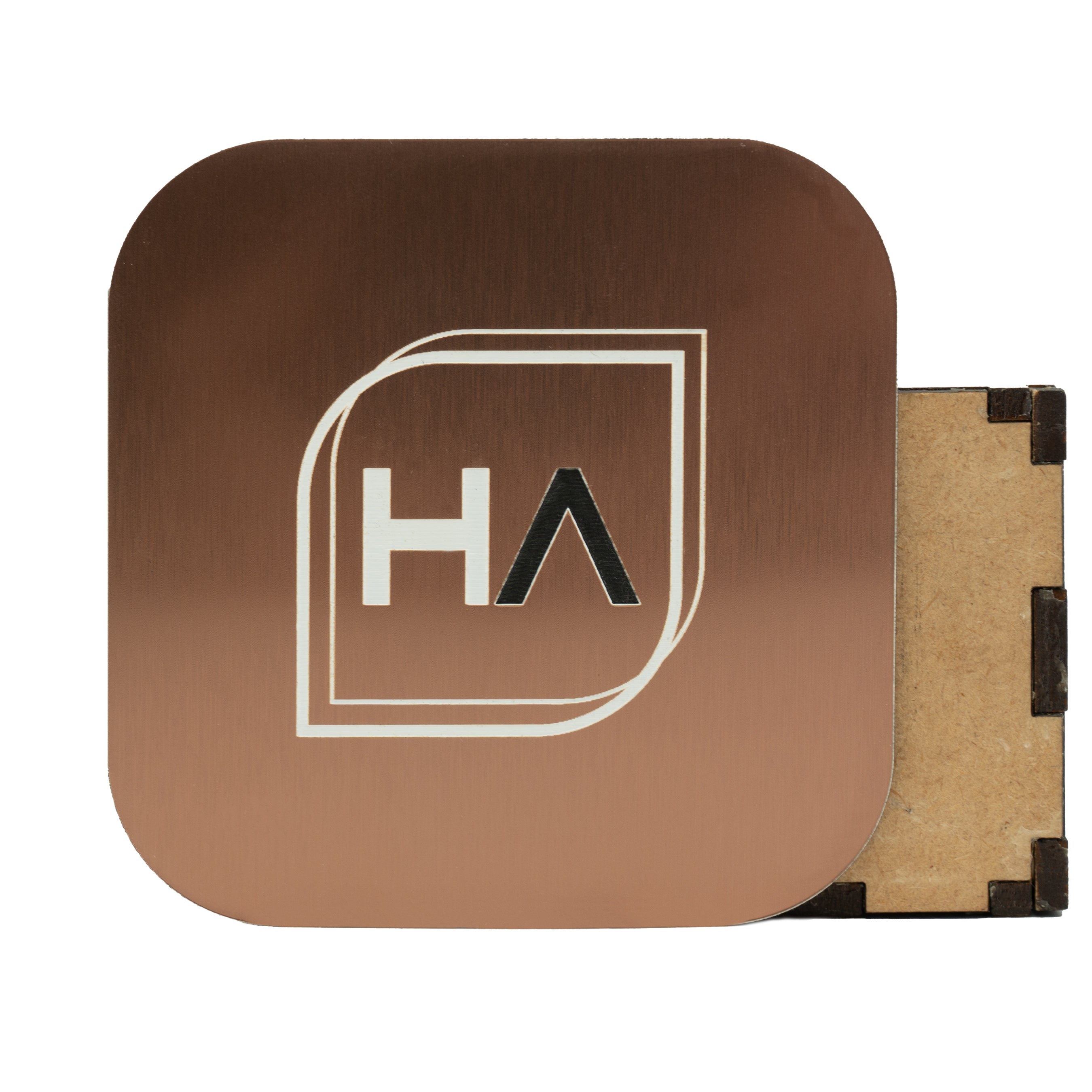 1/16" TriLayer Copper/White/Black Acrylic Sheet