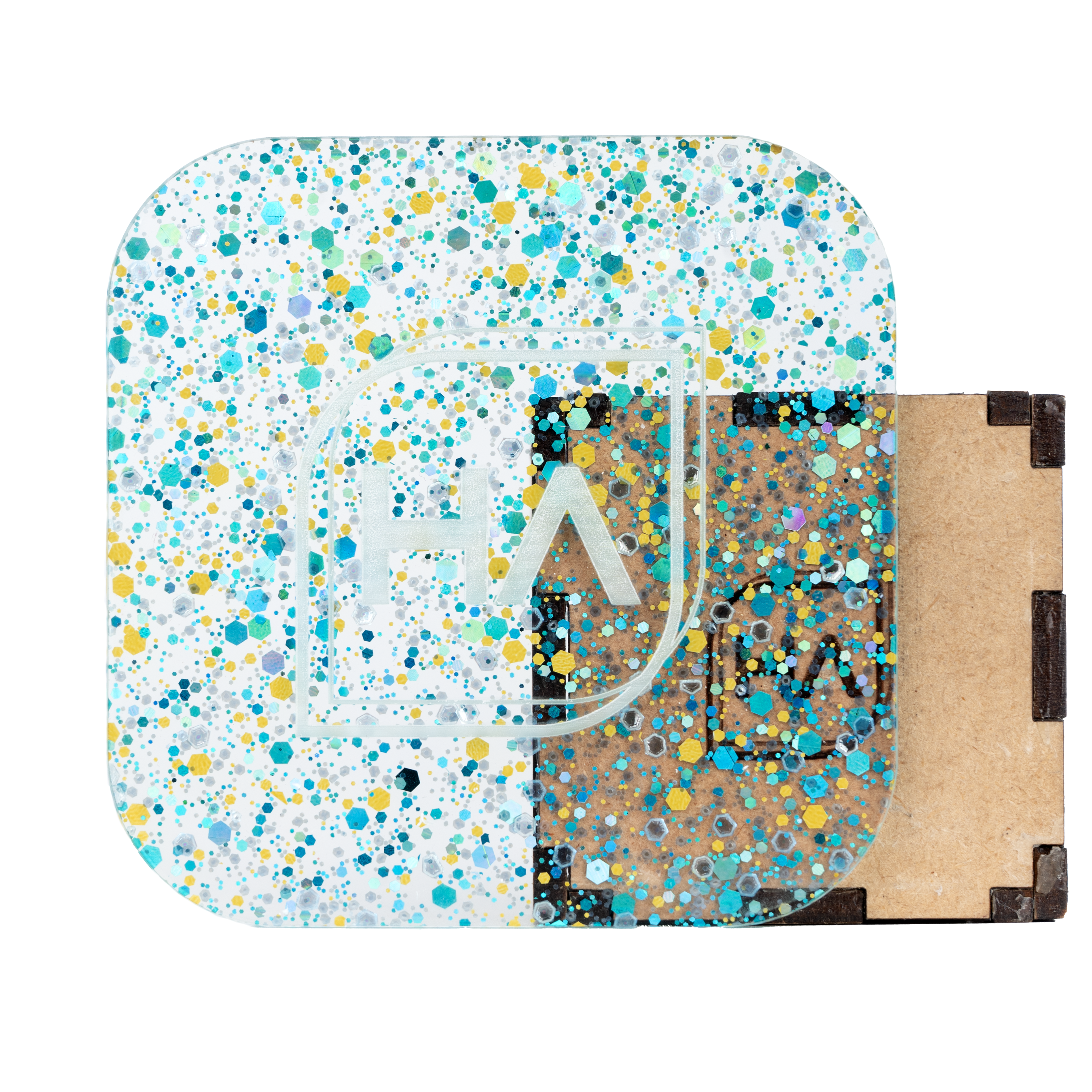 1/8" Tropical Breeze Confetti Cast Acrylic Sheet