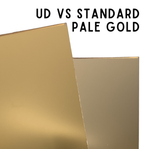 ugly duckling 1/8" pale gold mirror bundle