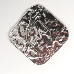 molten textured silver mirror acrylic sheet