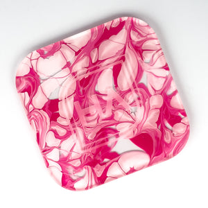 pink berry swirls cast acrylic sheet