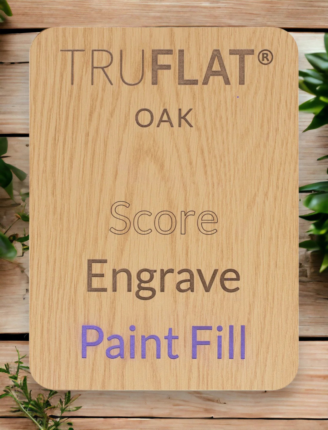 1/8" TruFlat Oak