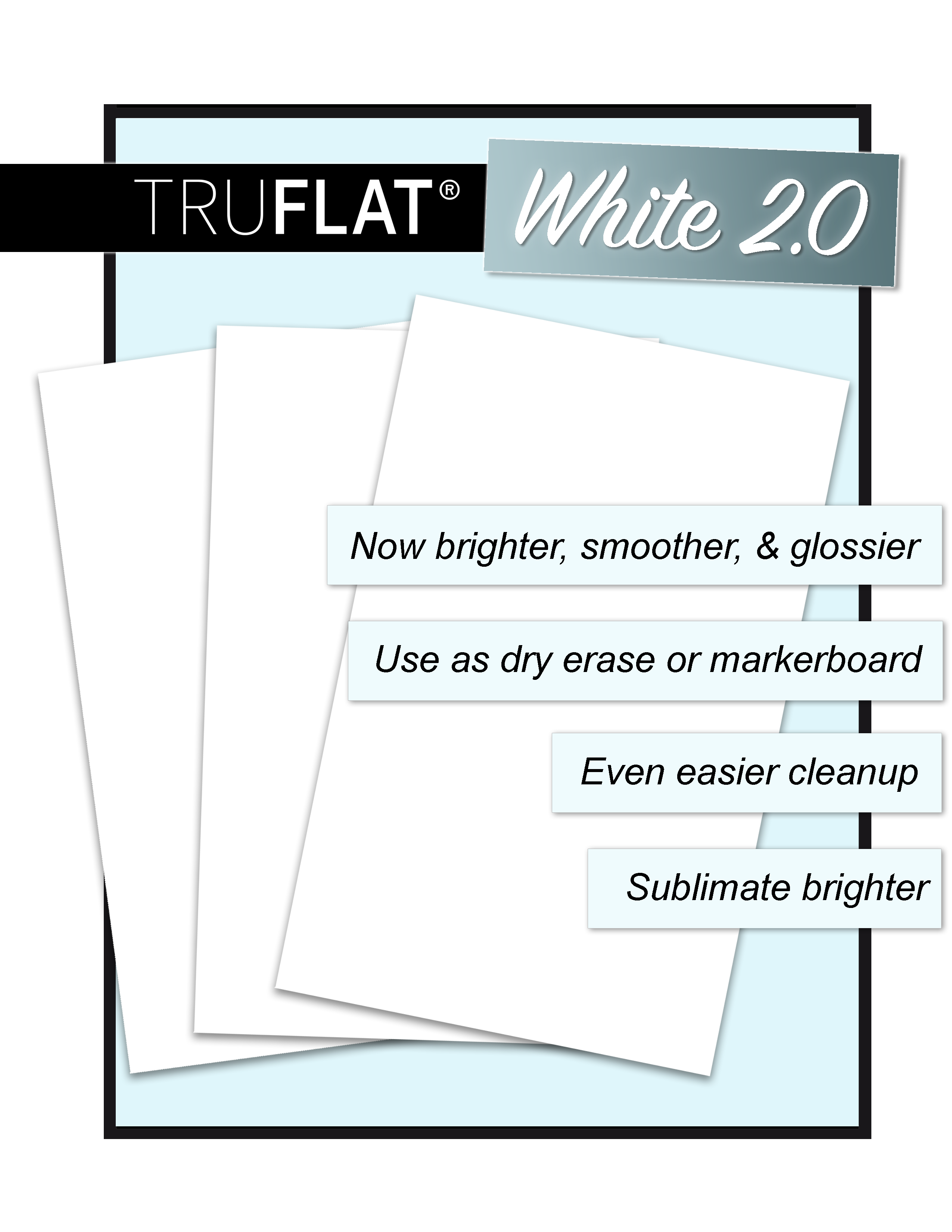 1/8" TruFlat White 2.0