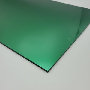 1/8" Bright Green Metallic Cast Acrylic Sheet