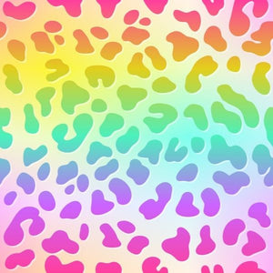 1/8" Rainbow Leopard Cast Acrylic Sheet