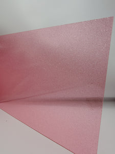 1/8" Pink Shimmer Glitter Cast Acrylic Sheet
