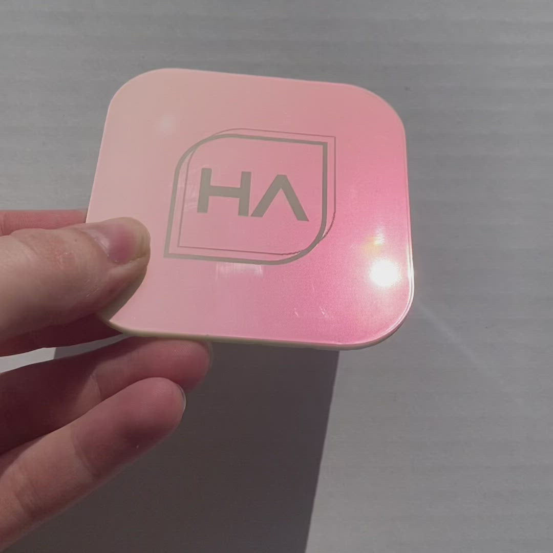 Bright Pink Iridescent Cast Acrylic Sheet
