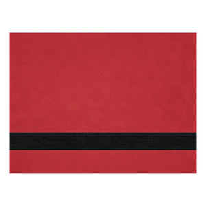Leatherette Sheets 12" x 24" - Red/Black