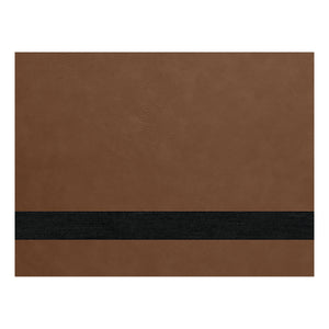 Leatherette Sheets 12" x 24" - Brown/Black