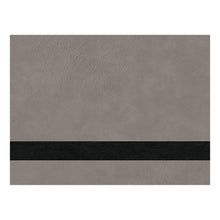 Load image into Gallery viewer, Leatherette Sheets 12&quot; x 24&quot; - Gray/Black
