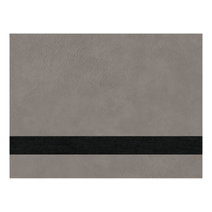 Leatherette Sheets 12" x 24" - Gray/Black