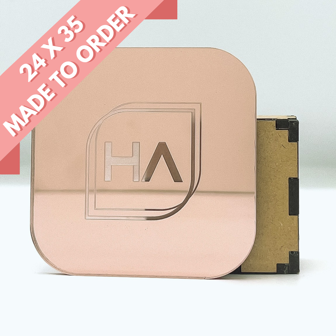 1/8" Rose Gold Mirror Acrylic