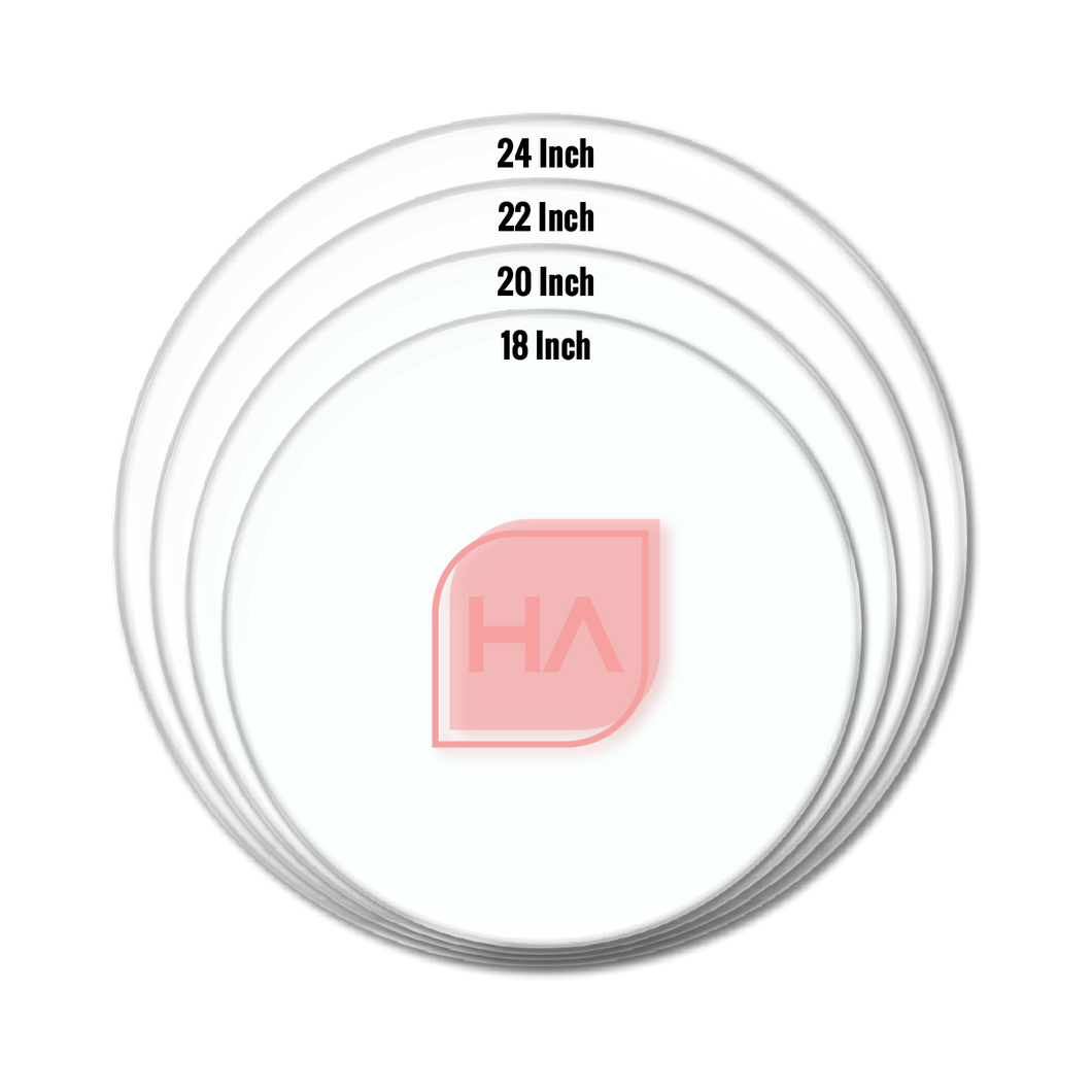 Blank Acrylic Rounds (1/8