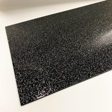 Load image into Gallery viewer, 1/8&quot; Outerspace Black Glitter Cast Acrylic Sheet
