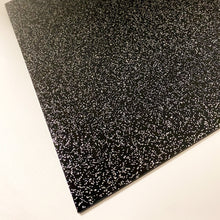 Load image into Gallery viewer, 1/8&quot; Outerspace Black Glitter Cast Acrylic Sheet
