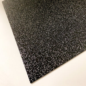 1/8" Outerspace Black Glitter Cast Acrylic Sheet