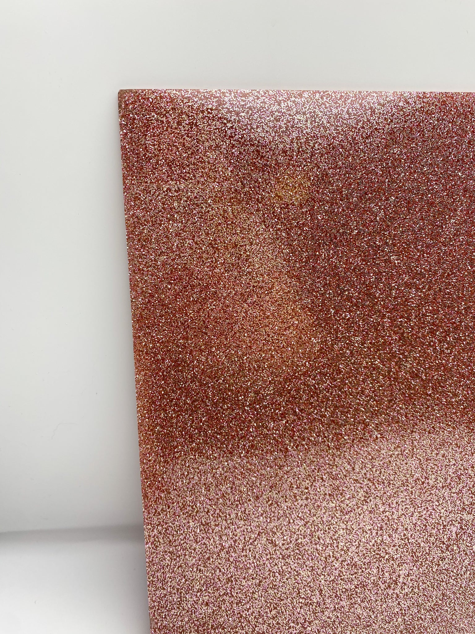 Transparent Rose Gold Acrylic Sheet