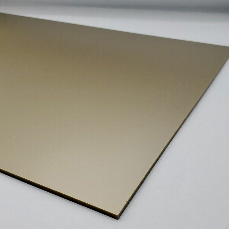 champagne pale gold cast acrylic sheet laser safe