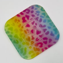 Load image into Gallery viewer, 1/8&quot; Rainbow Leopard Cast Acrylic Sheet
