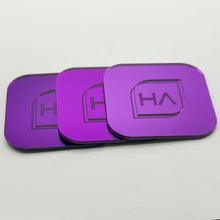 Load image into Gallery viewer, dark light purple acrylic mirror laser engrave
