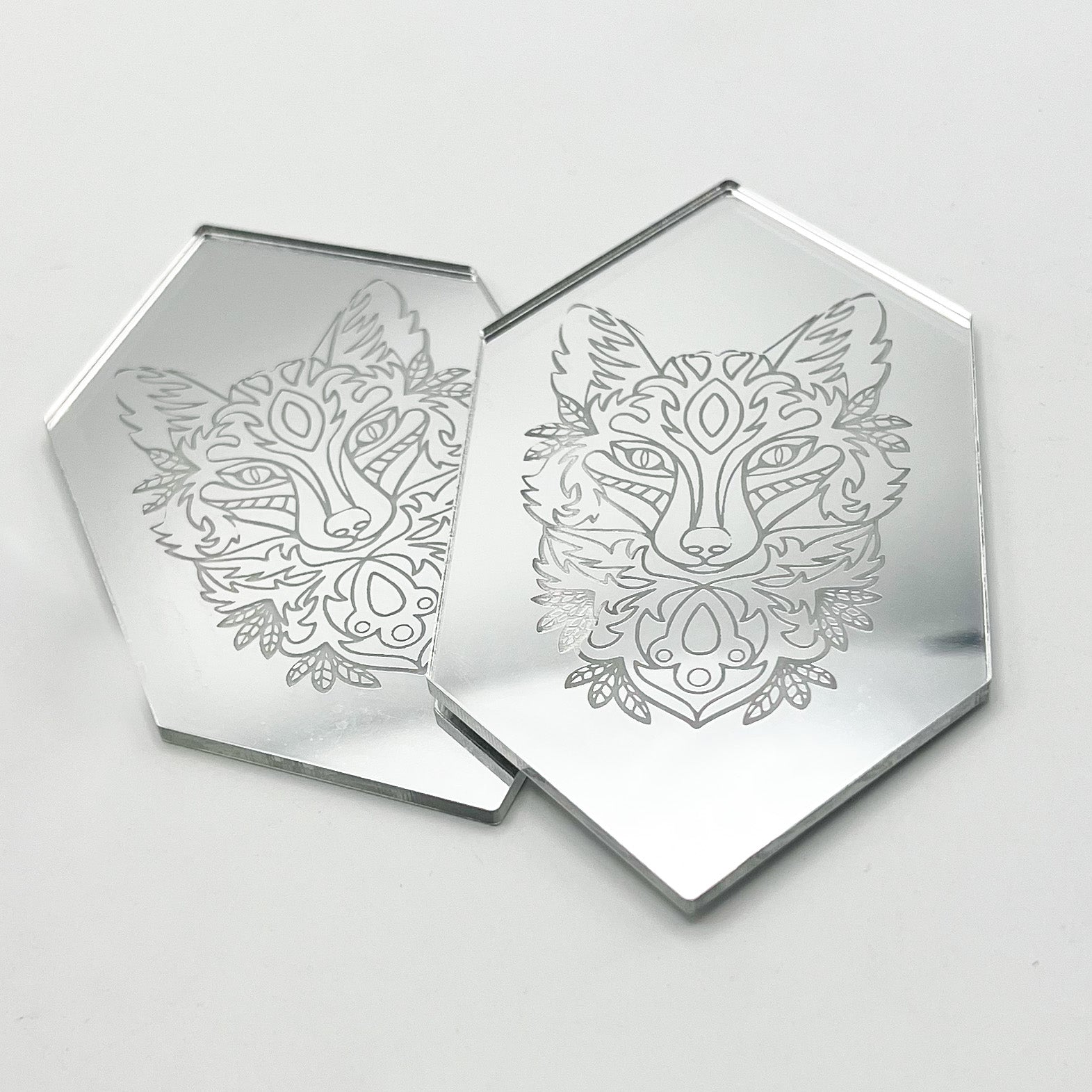 1/8 Double-Sided Silver Mirror Acrylic Sheet