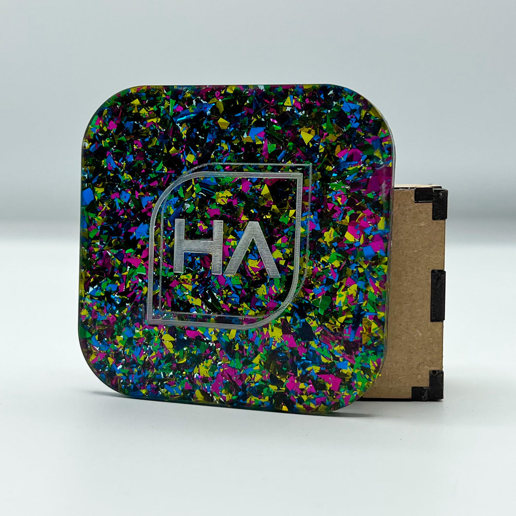 Birthday Confetti Cast Acrylic Sheet Laser Safe