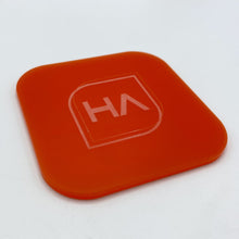 Load image into Gallery viewer, matte dark orange cast acrylic sheet laser safe
