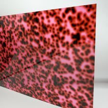 Load image into Gallery viewer, Pink tortoiseshell patterned acrylic laser safe
