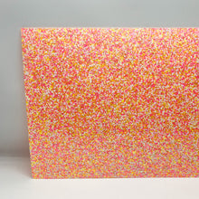 Load image into Gallery viewer, 1/8&quot; Neon Daisy Confetti Cast Acrylic Sheet
