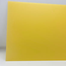 Load image into Gallery viewer, frosted matte pastel yellow cast acrylic sheet laser safe
