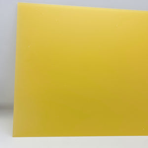frosted matte pastel yellow cast acrylic sheet laser safe