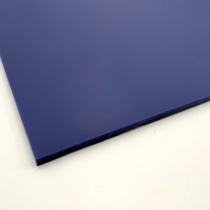 1/8" Matte Navy Blue Cast Acrylic Sheet