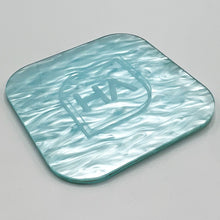 Load image into Gallery viewer, Baby Blue Pearl Marble Cast Acrylic Sheet Laser Cut
