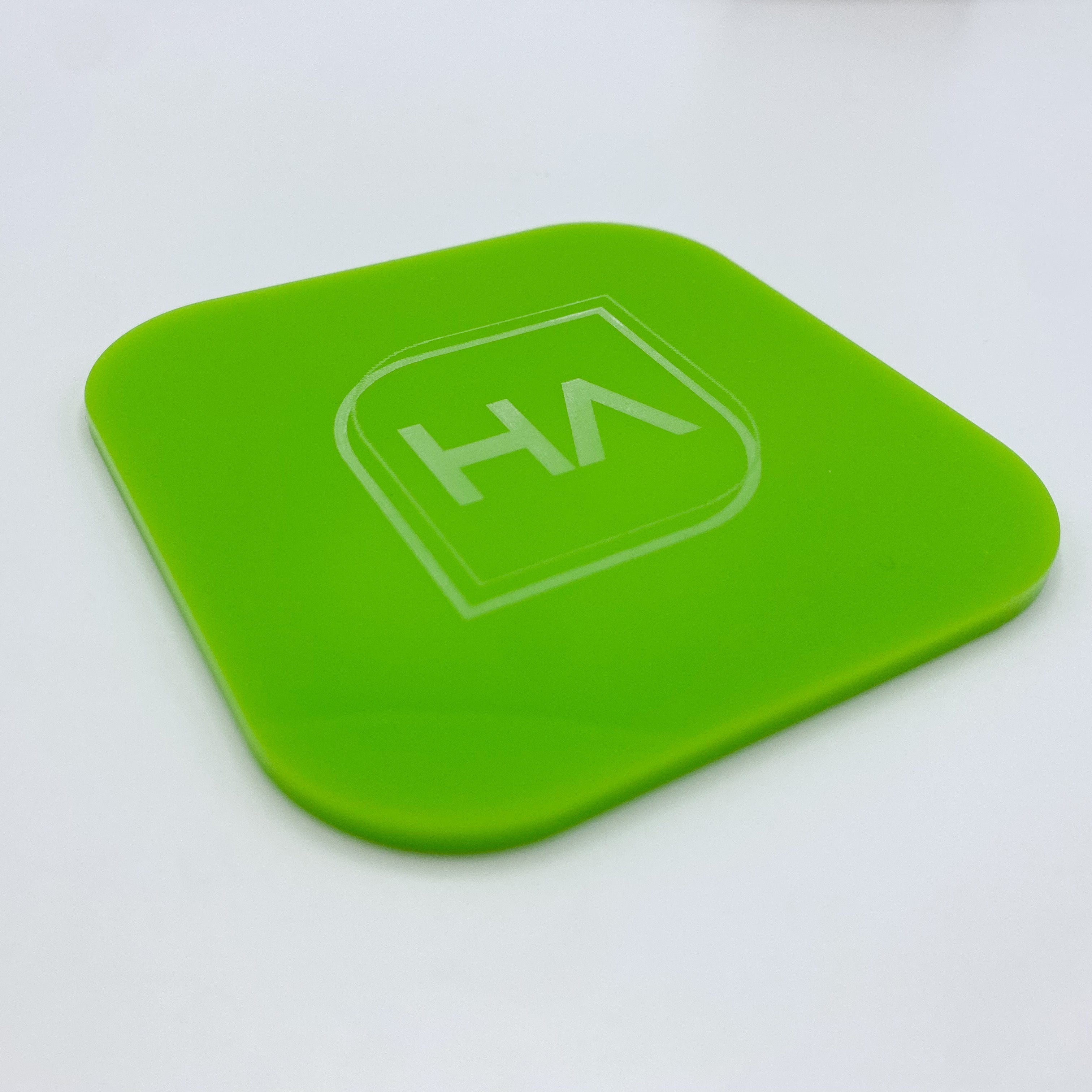 cast lime green acrylic laser safe
