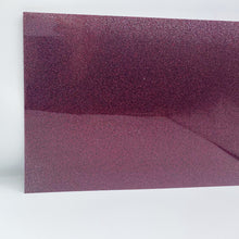 Load image into Gallery viewer, maroon burgundy glitter acrylic sheet laser safe
