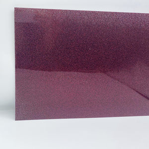 maroon burgundy glitter acrylic sheet laser safe