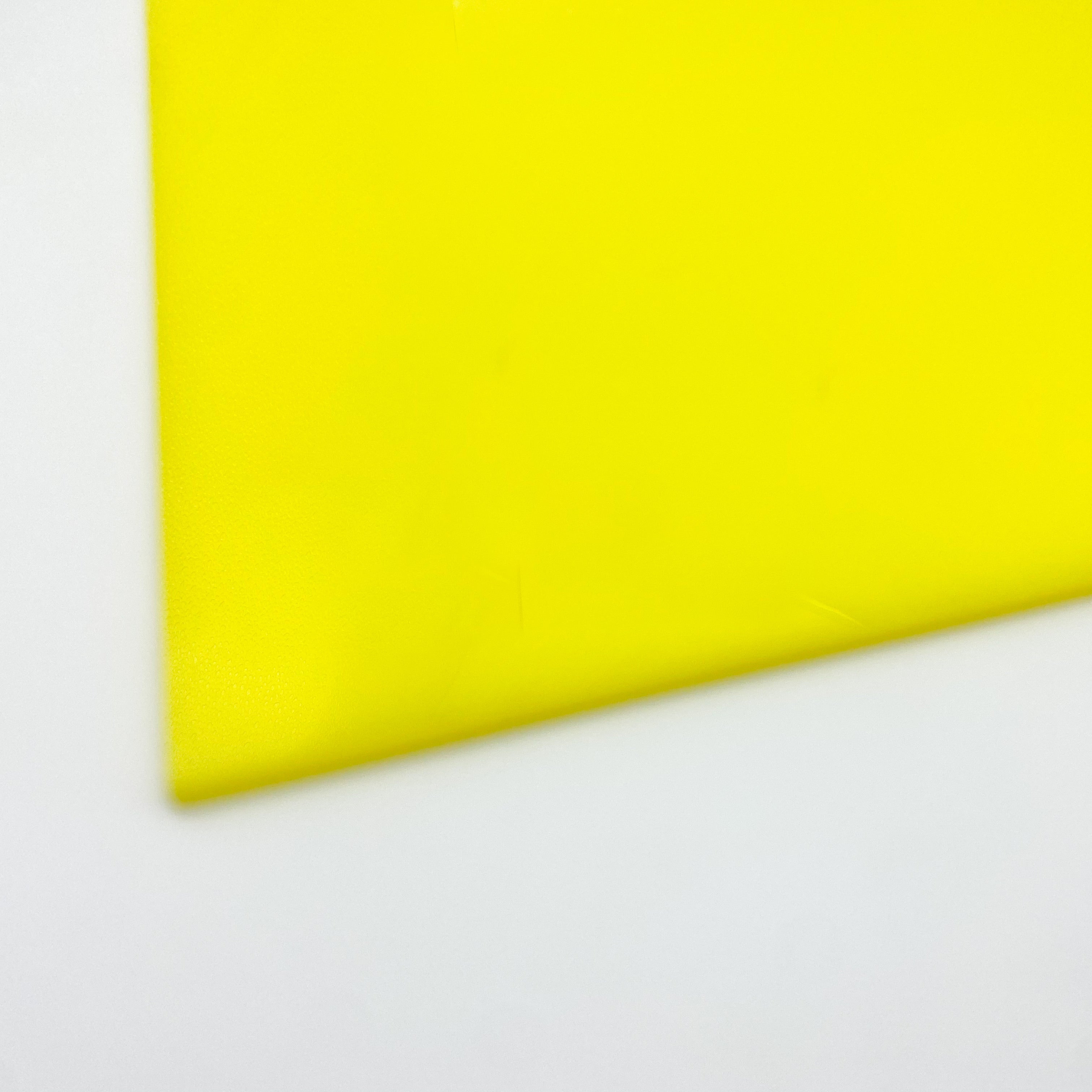 1/8" Neon Yellow Cast Acrylic Sheet