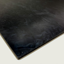 Load image into Gallery viewer, black pearl marble acrylic sheet laser safe
