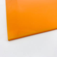 Load image into Gallery viewer, 1/8&quot; Tangerine Cast Acrylic Sheet
