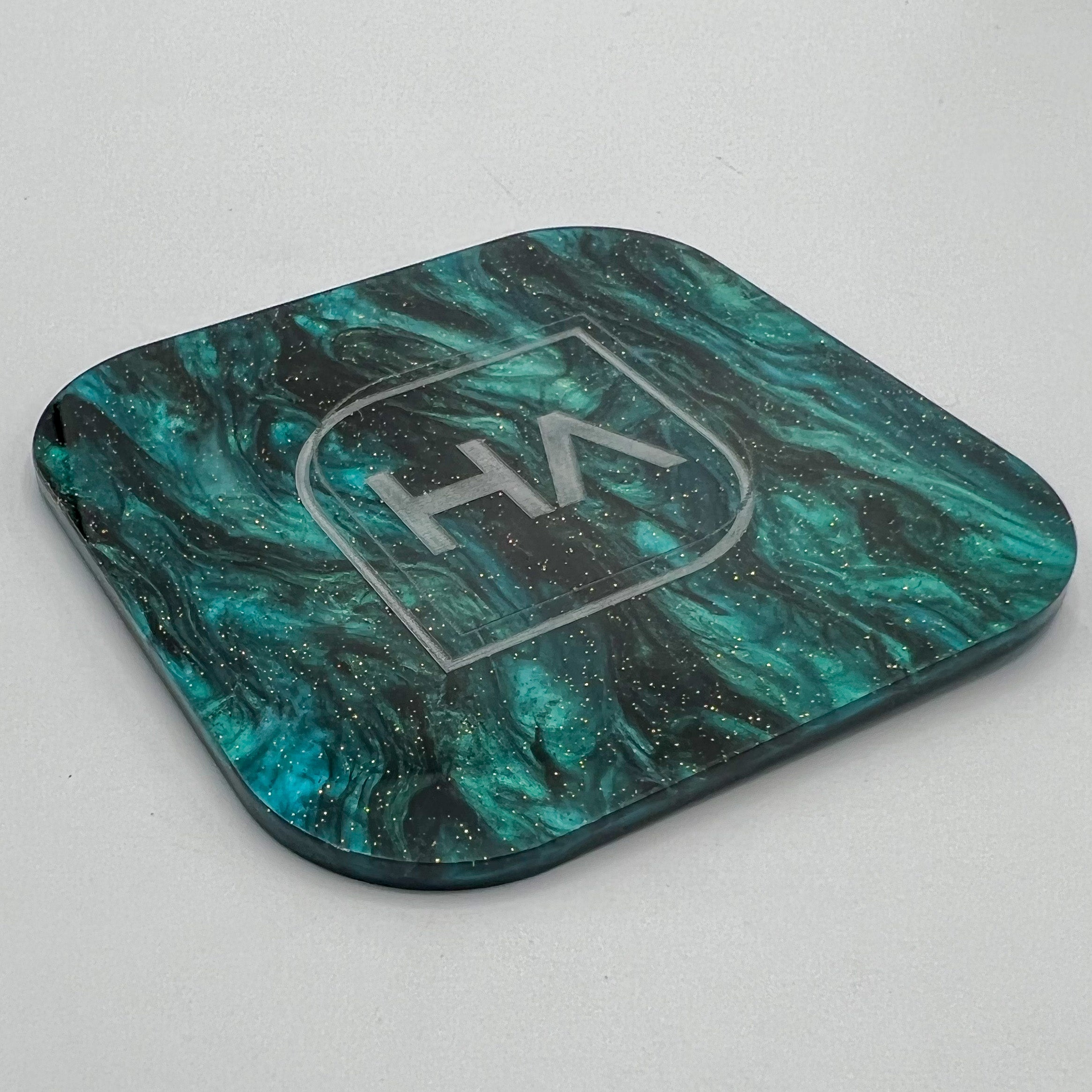Emerald Starry Sky Green Glitter Cast Acrylic Sheet Laser Cut